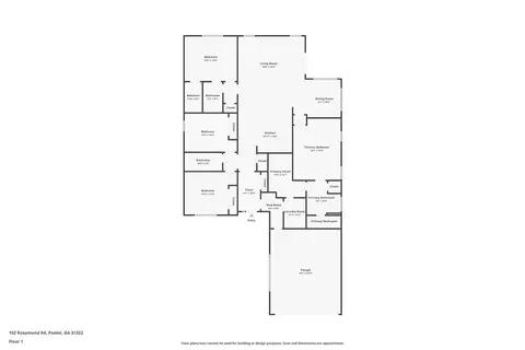 Floorplan - 102 Rosamund Rd, Pooler, GA 31322 photo 1 of 1