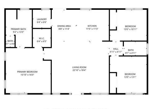 Floorplan - 608 W Ninth St, Rincon, GA 31326 photo 1 of 1