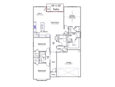 Floorplan - 183 Daylily Dr, Springfield, GA 31329 photo 1 of 1