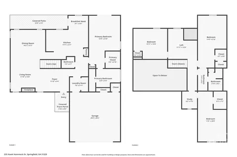 Floorplan - 235 Hawk Hammock Dr, Springfield, GA 31329 photo 1 of 1