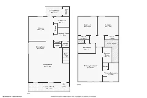 Floorplan - 345 Sonoma Dr, Pooler, GA 31322 photo 1 of 1