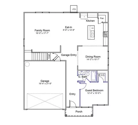 Floorplan - 108 Daylily Dr, Springfield, GA 31329 photo 1 of 2