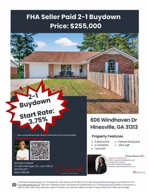 606 Windhaven Dr, Hinesville, GA 31313