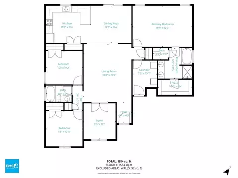 Floorplan - 190 Willow Dr, Guyton, GA 31312 photo 1 of 1