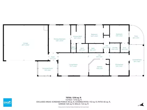 Floorplan - 68 Westbourne Way, Savannah, GA 31407 photo 1 of 1