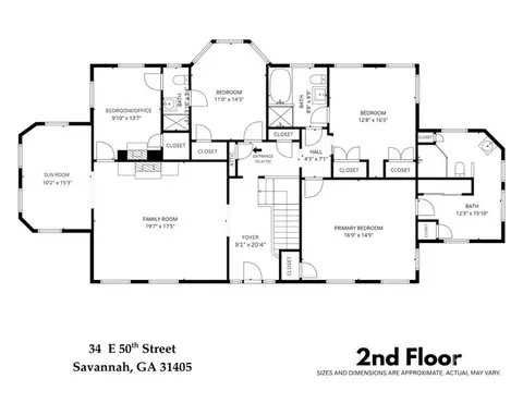 Floorplan - 34 E 50th St, Savannah, GA 31405 photo 2 of 4
