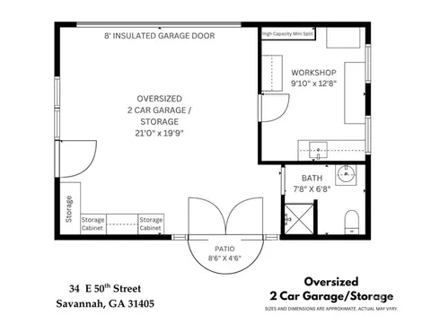 Floorplan - 34 E 50th St, Savannah, GA 31405 photo 3 of 4