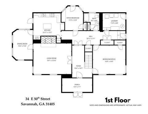 Floorplan - 34 E 50th St, Savannah, GA 31405 photo 1 of 4