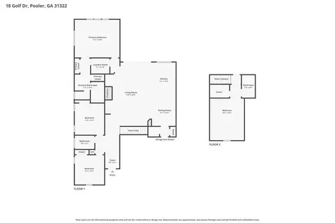 Floorplan - 18 Golf Dr, Pooler, GA 31322 photo 1 of 1