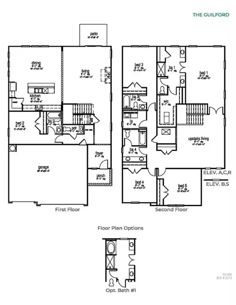 Floorplan - 193 Buckeye Rd, Guyton, GA 31312 photo 1 of 1