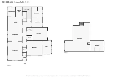 Floorplan - 1204 E 52nd St, Savannah, GA 31404 photo 1 of 1