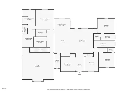 Floorplan - 9 Honeysuckle Dr, Claxton, GA 30417 photo 2 of 2