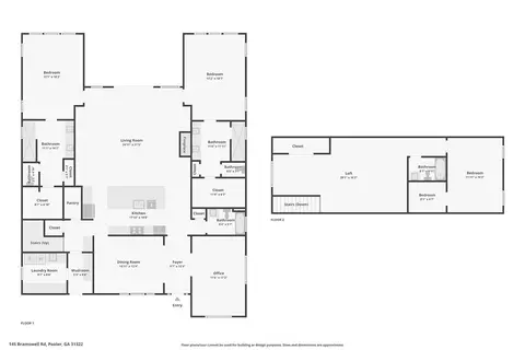 Floorplan - 145 Bramswell Rd, Pooler, GA 31322 photo 1 of 1