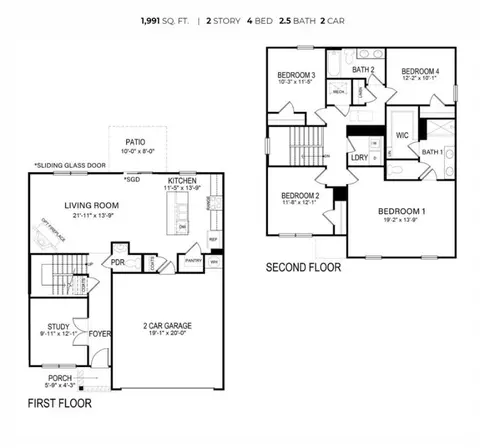 Floorplan - 106 Sabel Ct, Guyton, GA 31312 photo 1 of 1