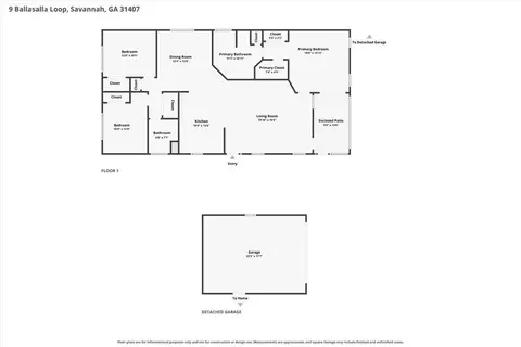 Floorplan - 9 Ballasalla Loop, Savannah, GA 31407 photo 1 of 1