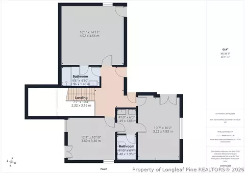 Floorplan - 816 Red Hawk Pl, Vass, NC 28394 photo 2 of 2