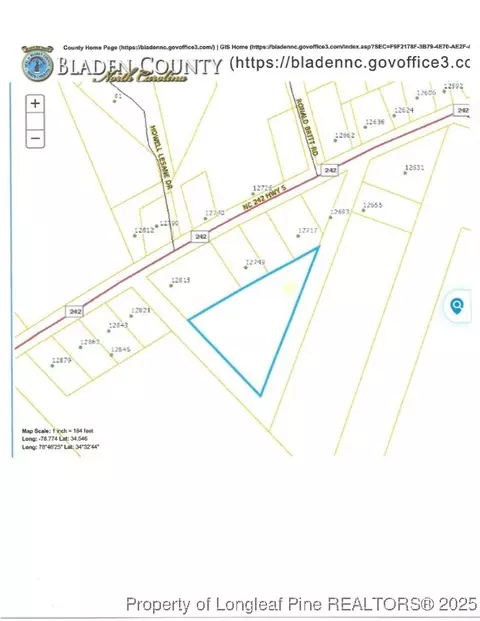 Off Nc 242 Hwy S., Bladenboro, NC 28320