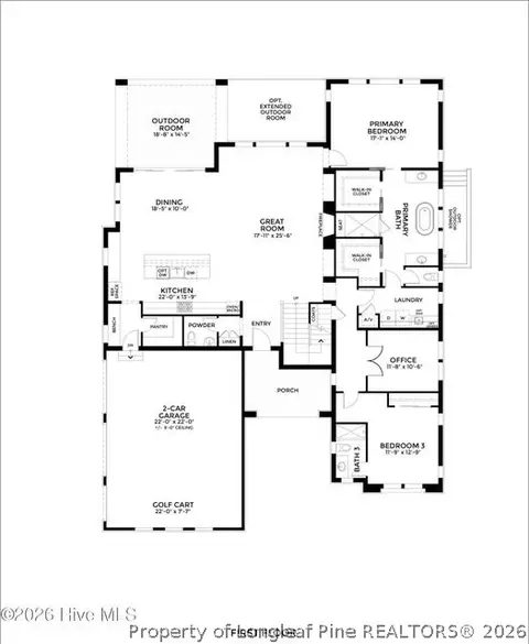Floorplan - 43 Pinewild Dr # A, Pinehurst, NC 28374 photo 1 of 2