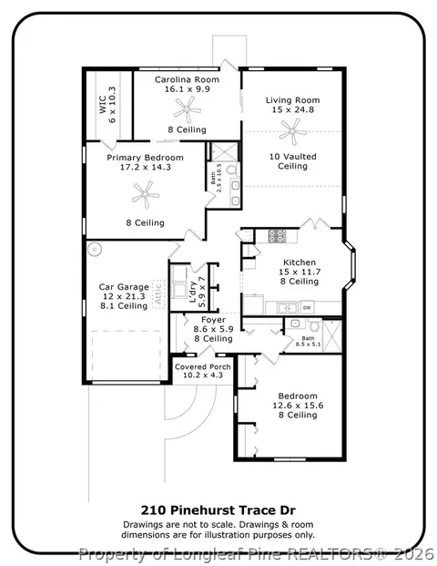Floorplan - 210 Pinehurst Trace Dr, Pinehurst, NC 28374 photo 1 of 1