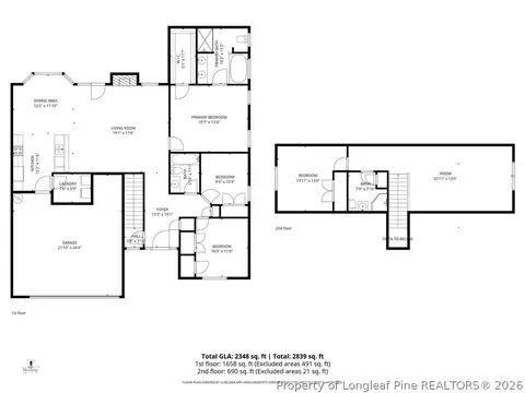 Floorplan - 120 Turkey Oak Cir, Bunnlevel, NC 28323 photo 3 of 3