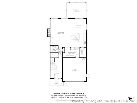 Floorplan - 1355 Monticello Dr, Pinehurst, NC 28374 photo 2 of 3
