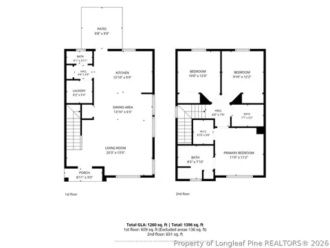 Floorplan - 1019 E Harnett St, Dunn, NC 28334 photo 1 of 1