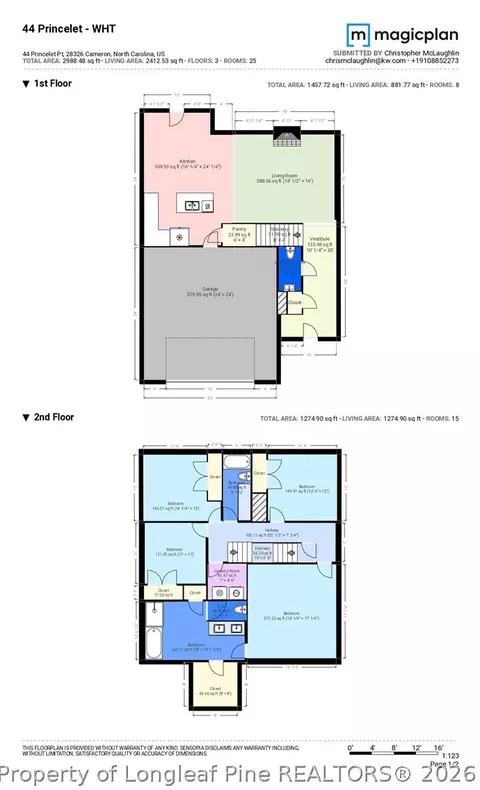 Floorplan - 44 Princelet Pt, Cameron, NC 28326 photo 1 of 2