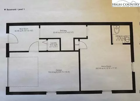 Floorplan - 1461 Pine Rdg, Beech Mountain, NC 28604 photo 1 of 3