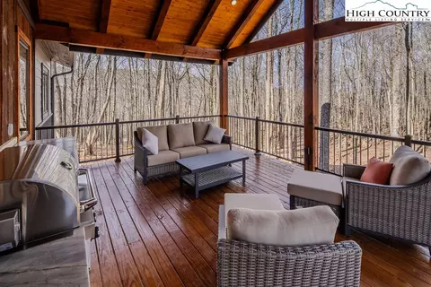Exterior - 205 Upper Grouse Ridge Rd, Beech Mountain, NC 28604 photo 6 of 14