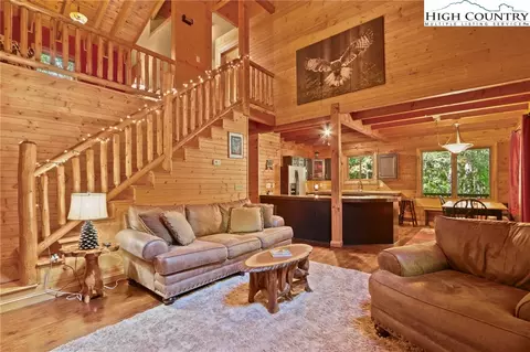 Living - 385 Cedar Ridge Dr, Todd, NC 28684 photo 2 of 2