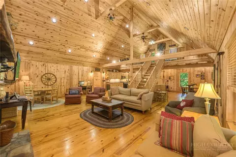 Living - 4098 Roundabout Rd, Creston, NC 28615 photo 6 of 8