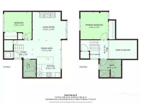 Floorplan - 108 Northridge #2A, Beech Mountain, NC 28604 photo 1 of 1