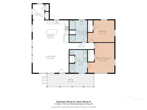 Floorplan - 3115 Roaring Frk, Creston, NC 28615 photo 1 of 1