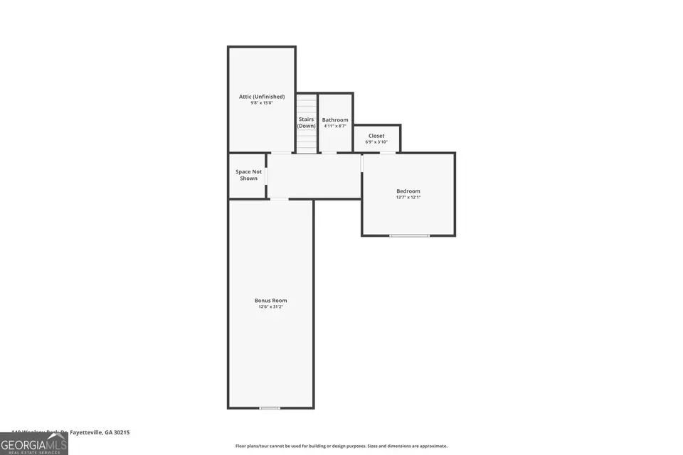 Floorplan - 140 Woolsey Park Dr, Fayetteville, GA 30215 photo 2 of 4
