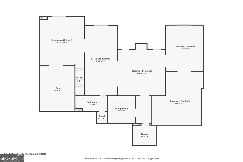 Floorplan - 140 Woolsey Park Dr, Fayetteville, GA 30215 photo 3 of 4