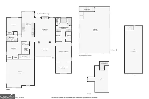 Floorplan - 263 Quail Run, Williamson, GA 30292 photo 1 of 2