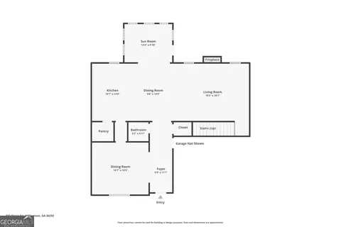 Floorplan - 233 Dixon Cir, Williamson, GA 30292 photo 2 of 3