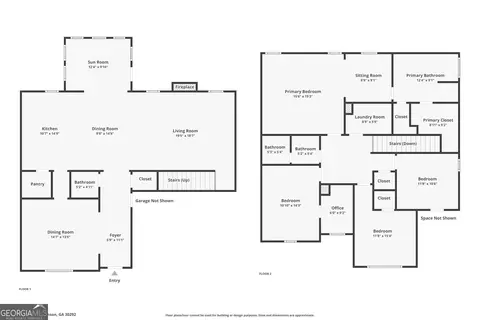 Floorplan - 233 Dixon Cir, Williamson, GA 30292 photo 1 of 3