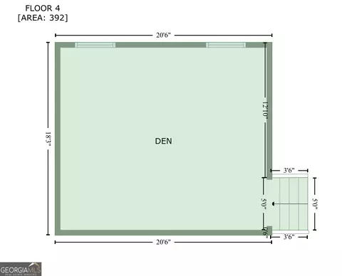 Floorplan - 115 Laurel Forest Dr, Tyrone, GA 30290 photo 4 of 4