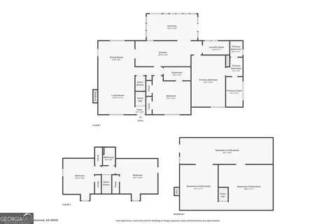 Floorplan - 405 Golf Course Rd, Demorest, GA 30535 photo 1 of 5