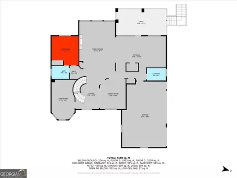 Floorplan - 740 Peninsula Overlook, Hampton, GA 30228 photo 2 of 8
