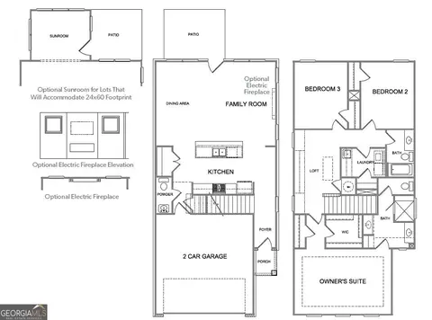 Floorplan - 1975 William Glen St, Dacula, GA 30019 photo 1 of 1
