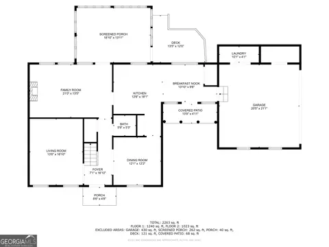 Floorplan - 1706 Murphy Ln, Dublin, GA 31021 photo 2 of 9