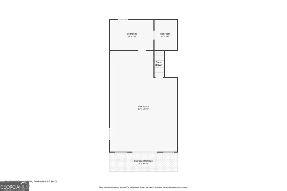 Floorplan - 356 W Oak Grove Rd NW, Adairsville, GA 30103 photo 5 of 7