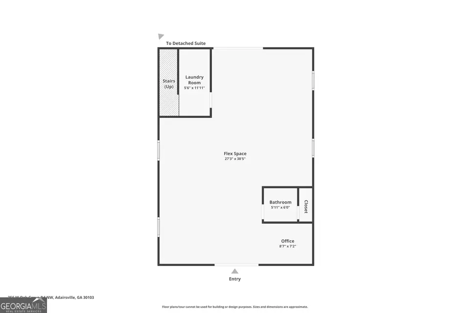 Floorplan - 356 W Oak Grove Rd NW, Adairsville, GA 30103 photo 4 of 7