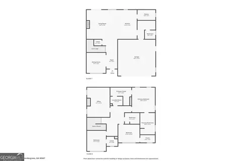 Floorplan - 175 Stream Side Dr, Pendergrass, GA 30567 photo 1 of 1