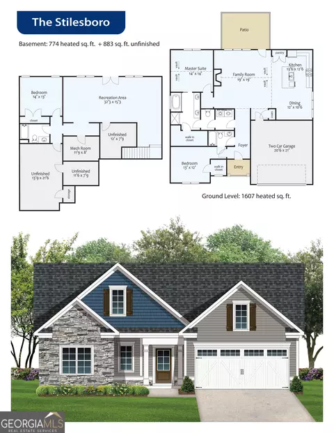 Floorplan - 519 Tradition Pl, Lagrange, GA 30241 photo 1 of 1