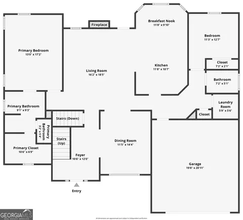 Floorplan - 190 Bridgemill Dr, Hampton, GA 30228 photo 1 of 3