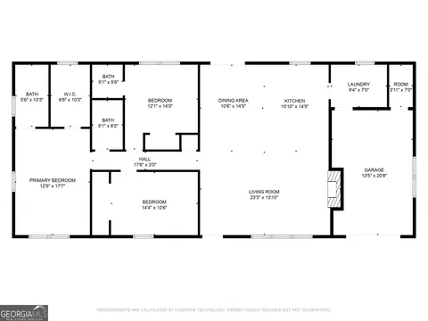 Floorplan - 1073 We King Rd, Commerce, GA 30530 photo 1 of 1