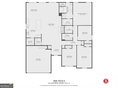 Floorplan - 3239 Tommy Dillard Rd, Monroe, GA 30656 photo 1 of 1